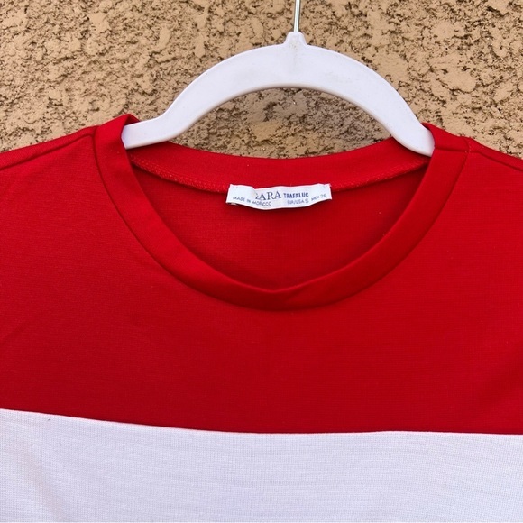 Zara Women's Bodycon Knee Length Dress Size Small Colorblock Classy Sexy‎ Chic - Picture 10 of 17